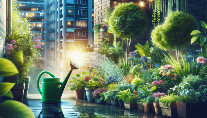 How to Properly Water Your Urban Garden Plants