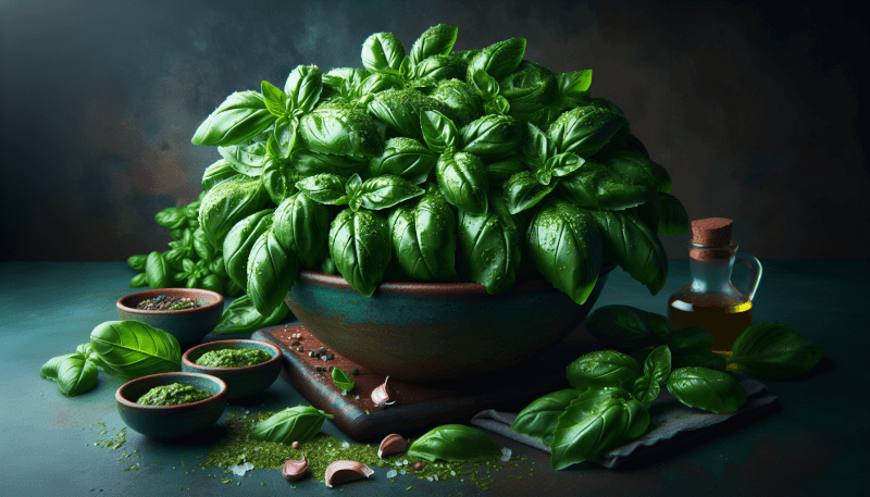 Healthy Garden Recipes For Homemade Pesto With Garden Fresh Basil