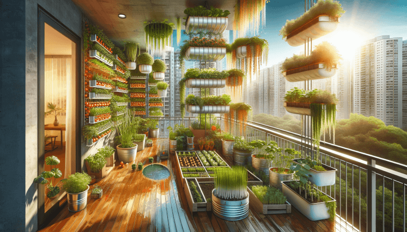 Apartment Patio Vegetable Garden Ideas