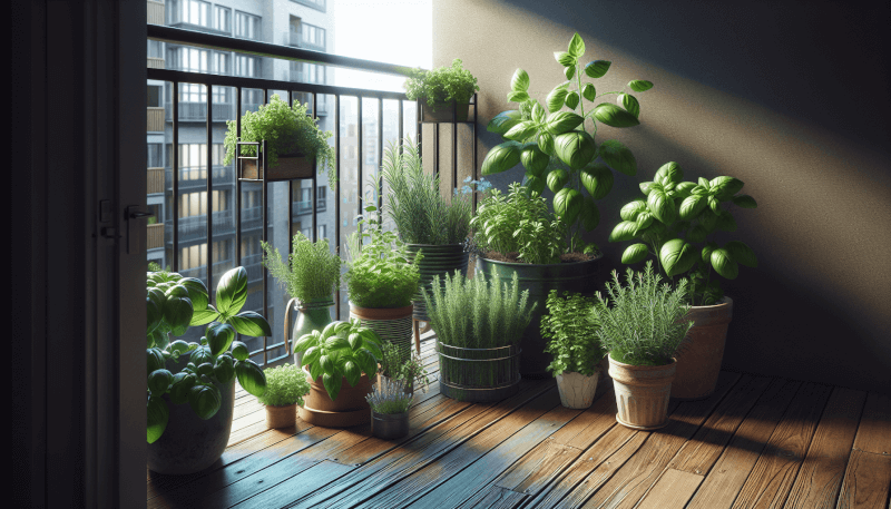 Herb Garden Apartment Balcony