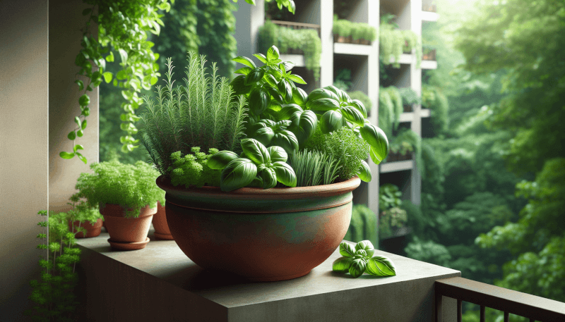 Herb Garden For Apartment Balcony
